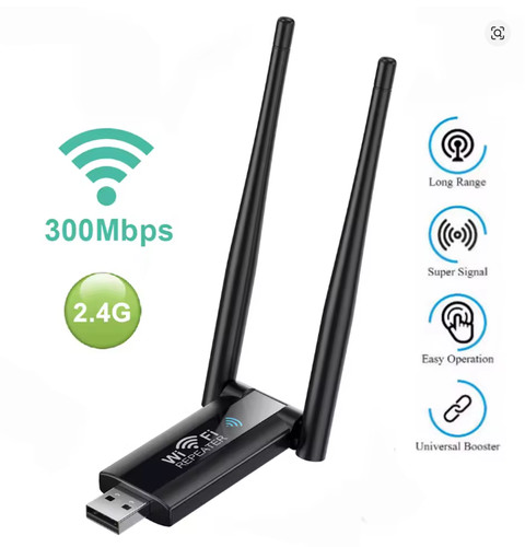 Usb 300mbps wireless wifi - 2.4g,
