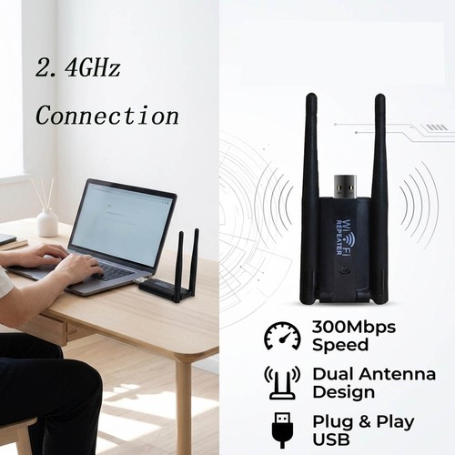 300mbps usb wifi repeater - 2.4g,